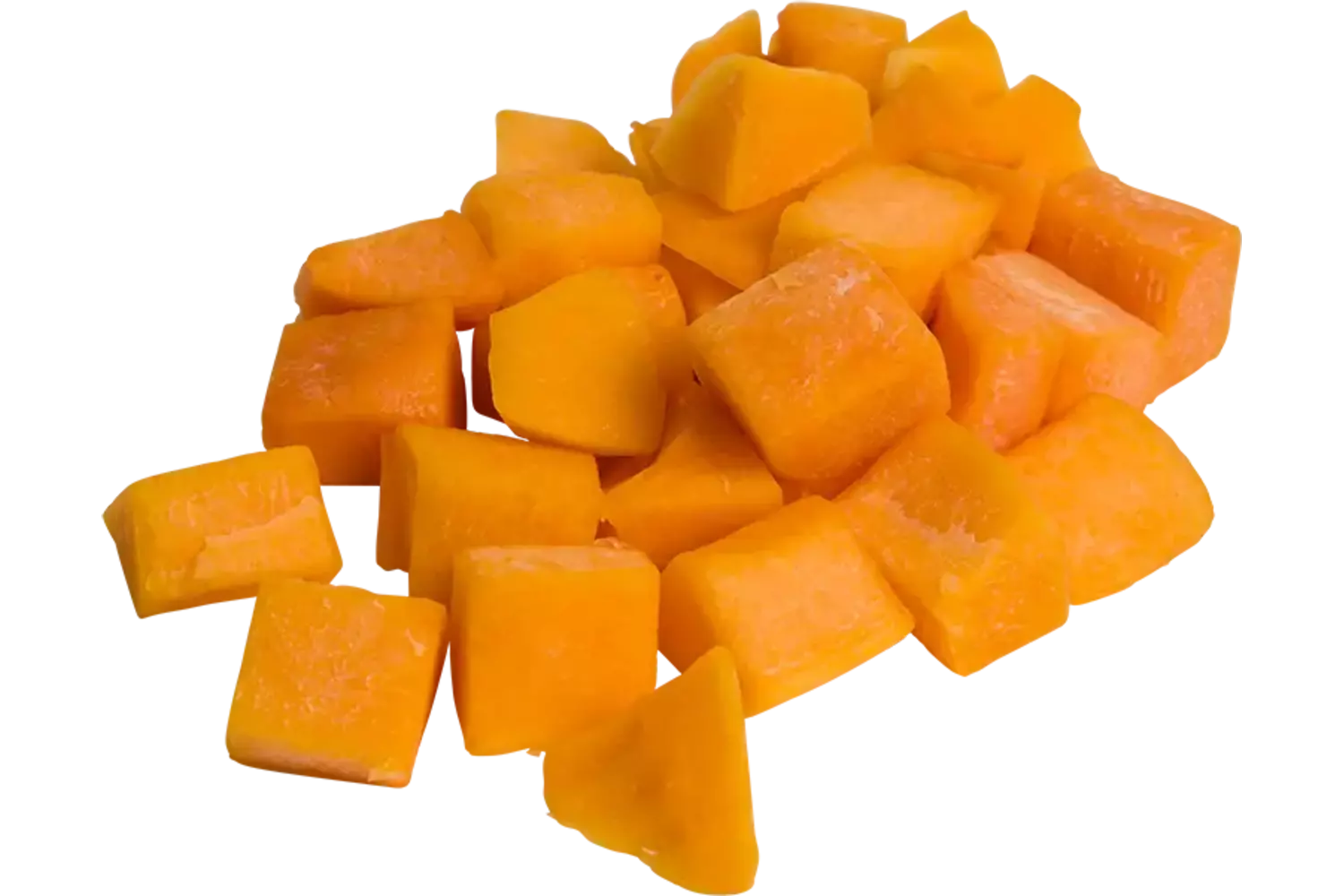 Pompoen brunoise 20mm zak 1kg kist 8 stuks